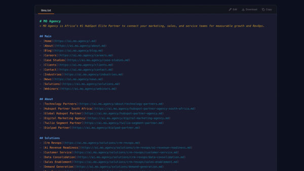 llms.txt analytics